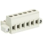 Wieland - connecteur PCB femelle 5 pôles séries 8213 b sortie horizontale pas de 5,08mm sa
