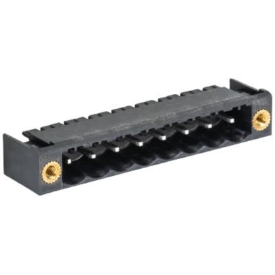 Wieland - embase coudée PCB mâle fermé 2 pôles séries 8213 s e pas 5,08mm thr avec trou de