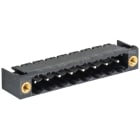 Wieland - embase coudée PCB mâle fermé 2 pôles séries 8213 s e pas 5,08mm thr avec trou de