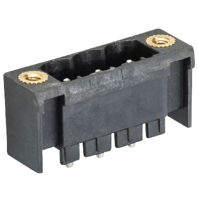 Wieland - embase droite PCB mâle fermée 12 pôles séries 8213 s e pas 5,08mm thr avec trou