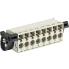 Wieland - connecteur PCB femelle 7 pôles séries 8213 bfk pas de 5,08mm à ressort avec marq