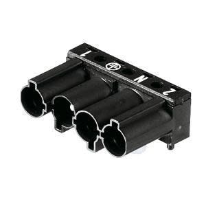 Wieland - connecteur GST18i4 ci coudé mâle à souder Gris