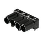 Wieland - connecteur GST18i4 ci coudé mâle à souder Gris