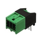 Wieland - connecteur BST14i2 mâle ci coudé à soudé Vert