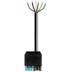 Wieland - cordon GST18i6 3m F/- 1,5² HO5VVF Noir/Bleu pastel (Eca)