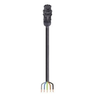 Wieland - cordon RST20i5 8m F/- 2,5² HO5VVF Noir (Eca)