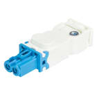 Wieland - connecteur GST15i2 femelle bleu clair avec capot blanc