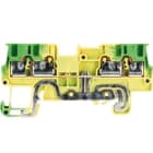 Wieland - Borne de terre push-in 4 rac. 1,5mm² WTP vert/jaune