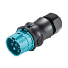 Wieland - Connecteur RST20i6 femelle à sertir 6-10mm turquoise (ss les contacts)