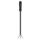 Wieland - Cordon RST16i3 F/- 3G1,5² HO5VVF 1,5m noir (Eca)