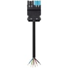 Wieland - Cordon GST18i6 6G1,5 HO5Z1Z1F 7m F/- noir/bleu ss halogène (Eca)