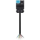 Wieland - Cordon GST18i6 6G1,5 HO5Z1Z1F 6m M/- noir/bleu ss halogène (Eca)