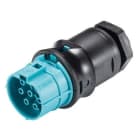 Wieland - Embase RST20i7 M20 femelle à vis turquoise