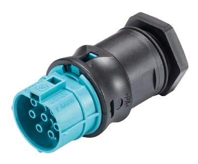 Wieland - Embase RST20i7 M25 femelle à vis turquoise