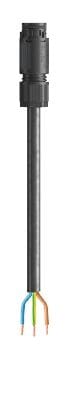 Wieland - Cordon RST08i3 F/- 3G0,75² HO5RNF 3m noir (Eca)