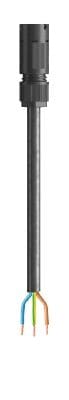Wieland - Cordon RST08i3 M/- 3G0,75² HO5RNF 4m noir (Eca)
