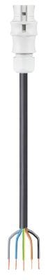 Wieland - Cordon RST20i5 5G1,5² HO5Z1Z1F 7m F/- gris ss halogène (Bca)