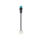 Wieland - Cordon RST20i5 5G2,5² HO5Z1Z1F 1m F/- turquoise ss halogène (Bca)