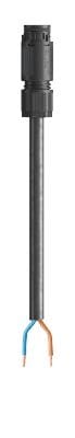 Wieland - Cordon RST08i2 M/- 2x0,75² HO5RNF 1m noir (Eca)