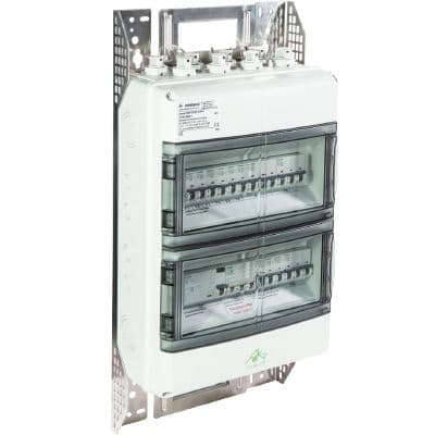 Wieland - Boitier PVC 1E CEE / 8S RST20i3+2S RST20i5+1S RST50i5 avec protections