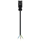 Wieland - Cordon GST18i3 0,3m M/- 1² HO5Z1Z1F noir ss halogène (Eca)