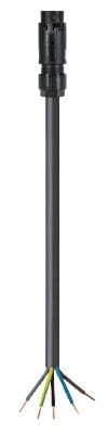 Wieland - Cordon RST16i5 M/- 3G1,5² HO5Z1Z1F 1m noir ss halogène (Bca)