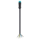 Wieland - Cordon RST16i5 M/- 3G1,5² HO5Z1Z1F 2m turquoise ss halogène (Cca)
