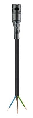 Wieland - Cordon RST20i3 3G2,5² HO5Z1Z1F 2m F/- noir ss halogène (Cca)