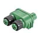 Wieland - Répartiteur RST16i2 1E/2S en série vert