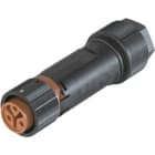 Wieland - Connecteur RST16i3 femelle à vis marron (7,1-13mm)