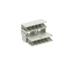 Wieland - embase coudée PCB ouverte 3 pôles double étage séries 8113 se pas de 5,00mm sans