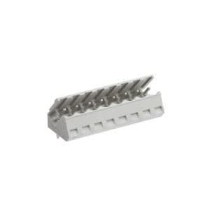 Wieland - embase PCB mâle incliné ouverte 8 pôles pas 5,00mm sans marquage séries 8113 s