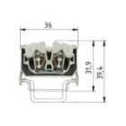 Wieland - borne jxt.de contwkf2,5/md/35 verte