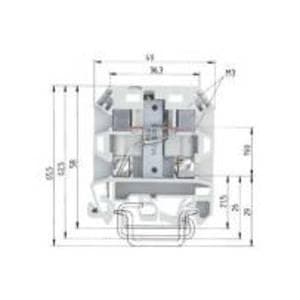 Wieland - borne d'aj.d.res.9785u/50 ohm-spt/v0