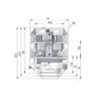 Wieland - borne d'aj.d.res.9785u/50 ohm-spt/v0