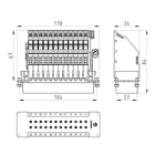 Wieland - adaptateur multipôles revos bas bas kr 24 4,0 50