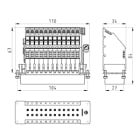 Wieland - adaptateur multipôles revos bas bas kr 24 4,0 50