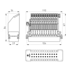 Wieland - adaptateur multipôles revos bas saf kl 24 2,5 50