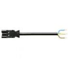 Wieland - cordon GST18i3 2,5m M/- 2,5² HO5Z1Z1F Noir ss halogène (Eca)