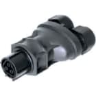 Wieland - connecteur RST20i3 femelle double à vis 6-10mm Noir