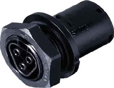 Wieland - embase RST20i3 femelle M25 à vis Marron