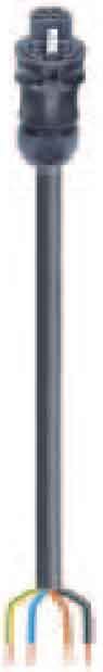 Wieland - cordon RST20i5 3m M/- 1,5² HO7RNF Noir