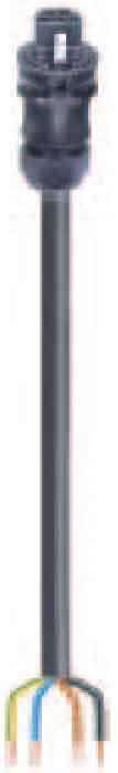 Wieland - cordon RST20i5 4m M/- 2,5² HO7RNF Noir