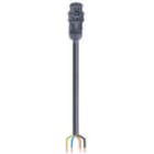 Wieland - cordon RST20i5 4m F/- 4² HO7RNF Noir