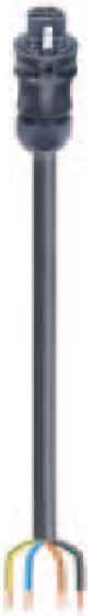 Wieland - cordon RST20i5 8m M/- 4² HO7RNF Noir