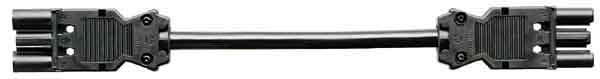 Wieland - cordon GST18i3 1,5m M/F 1,5² HO5VVF Noir (Eca)