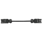 Wieland - cordon GST18i3 0,3m M/F 1,5² HO5VVF Noir (Eca)
