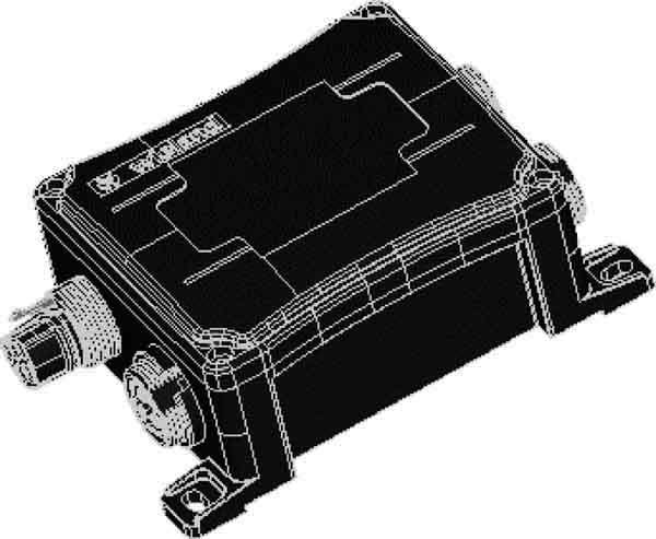 Wieland - embase RST20i3 coudé femelle M25 à vis Vert