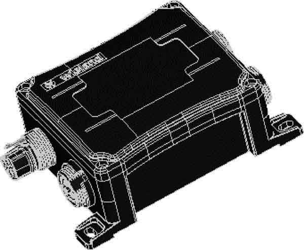 Wieland - embase RST25i3 coudé femelle M25 à vis Gris foncé