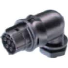 Wieland - embase RST20i5 coudé femelle à sertir M20 Turquoise